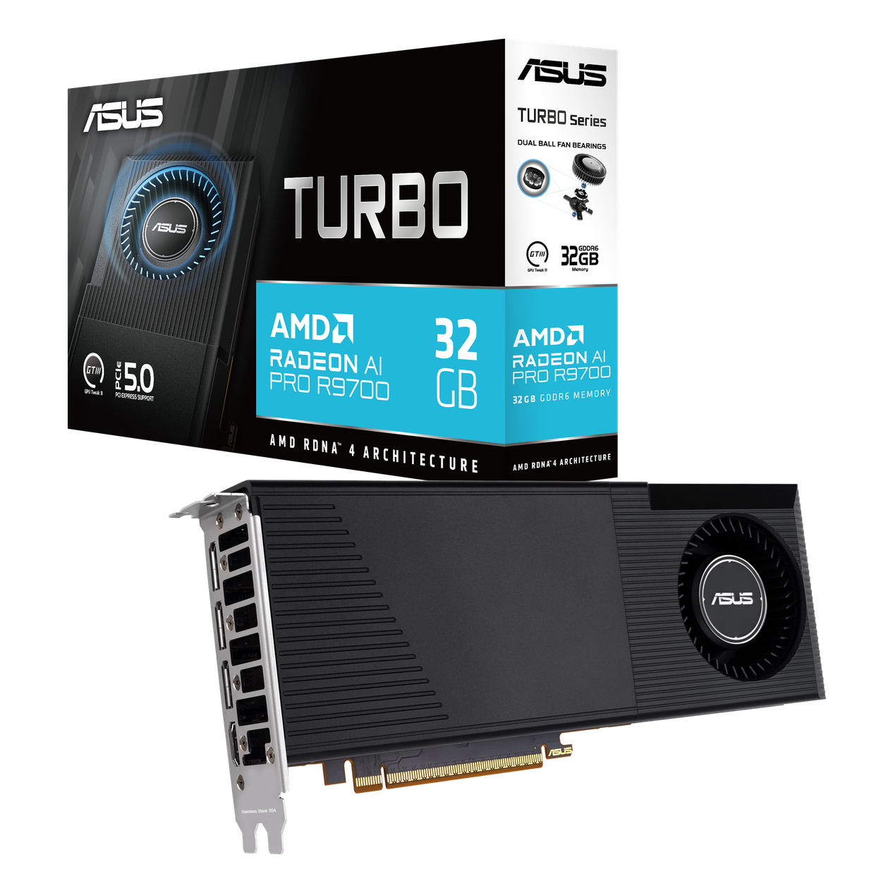 ASUS TURBO AI PRO R9700_BOX & Card